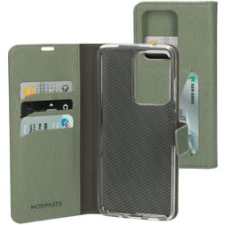 Mobiparts Classic Wallet Samsung Galaxy S20 Ultra Étui Portefeuille - Stone Green