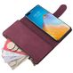 Mobigear Zipper Housse Huawei P40 Pro Etui Porte-Monnaie - Rouge