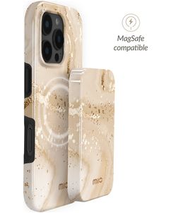 MIO - Batterie externe 5.000 mAh 15W - Compatible MagSafe - Gold Marble
