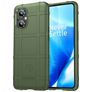 Mobigear Rugged Shield Coque OPPO Reno 7 Lite Coque arrière en TPU Souple Anti-Chocs - Vert