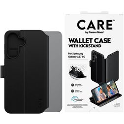 CARE by PanzerGlass Kickstand Housse Samsung Galaxy A57 Etui Porte-Monnaie - Noir