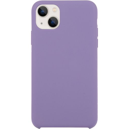 Mobigear Rubber Touch Coque iPhone 15 Coque arrière en Silicone - Violet