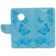 Mobigear Butterfly Housse Motorola Moto G5 Plus Etui Porte-Monnaie - Bleu