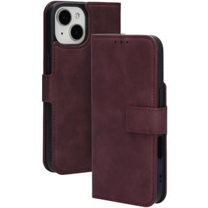 Mobiparts Classic Wallet Housse iPhone 15 Etui Porte-Monnaie - Velvet Red