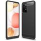 Mobigear Brushed Slim Coque Samsung Galaxy A52s 5G Coque arrière en TPU Souple - Noir