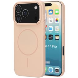 Mobiparts Slim Line iPhone 17 Pro MagSafe Plastique rigide Coque arrière - Dune Sand