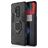 Mobigear Armor Ring Coque OnePlus 8 Pro Coque arrière Rigide Anti-Chocs avec Anneau-Support - Noir