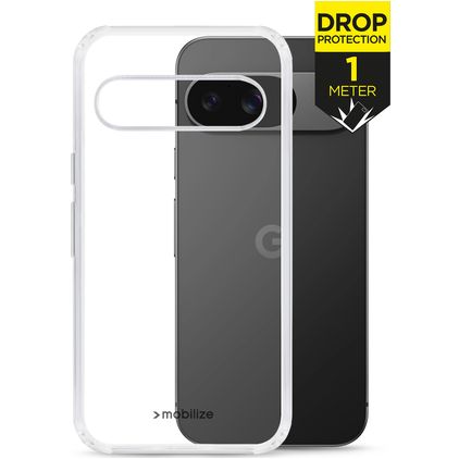 Mobilize Naked Protection Transparent Google Pixel 9 Plastique rigide Coque arrière Antichoc - Transparent