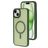 Mobiparts Hardcover Coque iPhone 15 Plus MagSafe Coque arrière Rigide - Satin Green