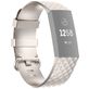 Mobigear Cross Bracelet Silicone Fitbit Charge 4 Fermeture boucle ardillon - Lumière stellaire
