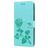 Mobigear Roses Housse Samsung Galaxy J6 Plus Etui Porte-Monnaie - Turquoise
