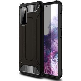 Mobigear Outdoor Coque Samsung Galaxy S20 FE Coque arrière Rigide Anti-Chocs - Noir