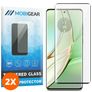 Mobigear Premium Motorola Edge 40 Verre trempé Protection d'écran - Compatible Coque - Noir (Lot de 2)