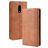 Mobigear Sensation OnePlus 7 Étui Portefeuille - Cognac
