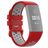 Mobigear Sport Plus Buckle Bracelet Silicone Fitbit Charge 3 Fermeture boucle ardillon - Rouge / Gris