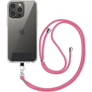 Mobigear Lanyard - Cordon de téléphone universel ajustable - Rose