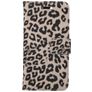 Mobigear Leopard Housse iPhone SE (2020) Etui Porte-Monnaie - Marron