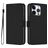 Mobigear Urban Wallet Housse iPhone 16 Pro Etui Porte-Monnaie - Noir