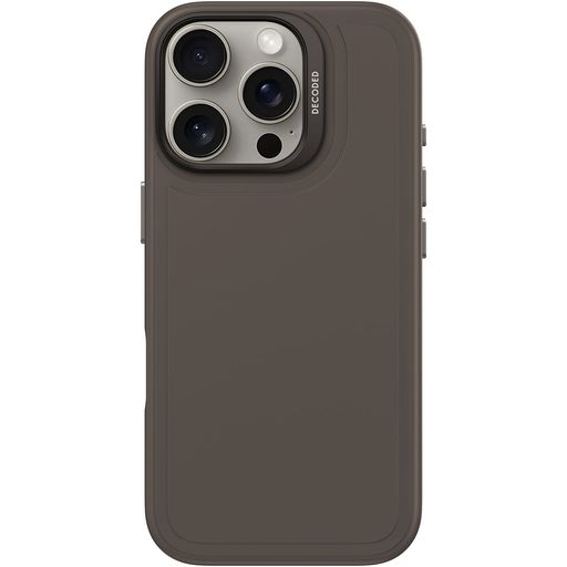Decoded Stacks Coque iPhone 16 Pro MagSafe Coque arrière en Silicone - Phantom Black