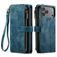 CaseMe C30 Housse iPhone 17 Pro Etui Porte-Monnaie - Bleu