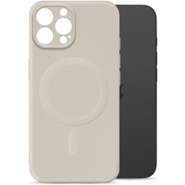 My Style Protective Flex Coque iPhone 16 Pro Max MagSafe Coque arrière en TPU Souple - Antique White