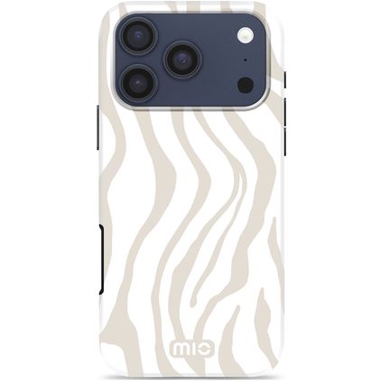 MIO Coque iPhone 17 Pro MagSafe Coque arrière Rigide - Sandy Zebra