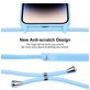 Mobigear Lanyard iPhone 14 Pro Max Coque avec cordon en Silicone - Baby Blue