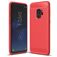 Mobigear Brushed Slim Coque Samsung Galaxy S9 Coque arrière en TPU Souple - Rouge