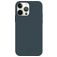 Valenta Snap Luxe Coque iPhone 13 Pro Max Coque arrière en Cuir Véritable - Bleu