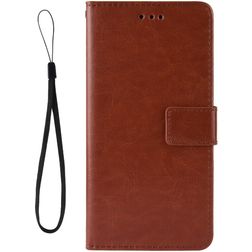 Mobigear Wallet Housse HTC Desire 20 Pro Etui Porte-Monnaie - Marron