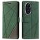 Mobigear Rhombus Housse HONOR 200 Etui Porte-Monnaie - Vert