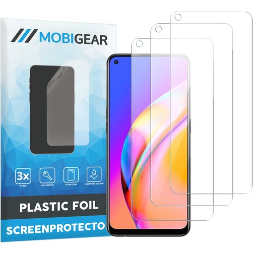 Mobigear OPPO A94 Protection d'écran Film - Compatible coque (Lot de 3)