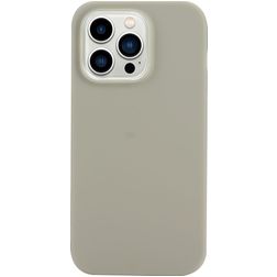 Mobigear Colors Coque iPhone 14 Pro Coque arrière en TPU Souple - Gris