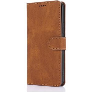 Mobigear Wallet Housse Xiaomi 14T Etui Porte-Monnaie - Marron