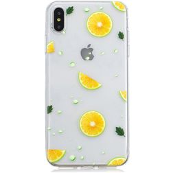 Mobigear Design iPhone XS Max TPU souple Coque arrière - Lime