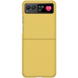 Mobigear Colors Motorola Razr 40 Plastique rigide Coque arrière - Jaune