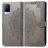 Mobigear Mandala Housse Vivo V21 Etui Porte-Monnaie - Gris