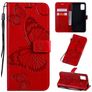 Mobigear Butterfly Housse Samsung Galaxy A51 Etui Porte-Monnaie - Rouge