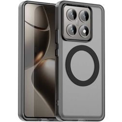 Mobigear Shockproof Coque Xiaomi 14T MagSafe Coque arrière Rigide - Noir