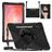 Mobigear SureGrip XGuard Samsung Galaxy Tab S11 Ultra Plastique rigide / Silicone Coque arrière + Porte-stylet + Bandoulière + Support - Noir
