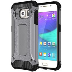 Mobigear Outdoor Coque Samsung Galaxy S6 Coque arrière Rigide Anti-Chocs - Gris