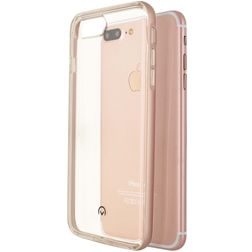 Mobilize Gelly Plus Coque iPhone 7 Plus Coque arrière en TPU Souple - Transparent / Rose doré