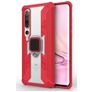 Mobigear Armor Ring Coque Xiaomi Mi 10 Pro Coque arrière Rigide Anti-Chocs avec Anneau-Support - Rouge