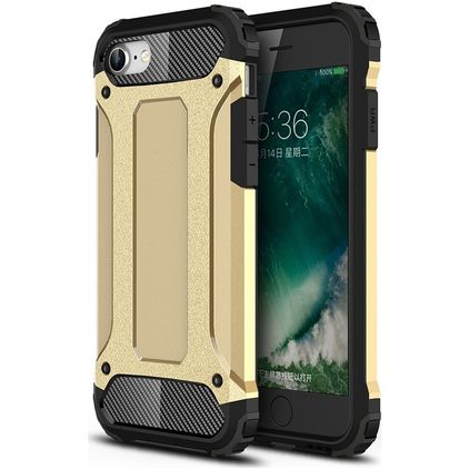 Mobigear Outdoor Coque iPhone 7 Coque arrière Rigide Anti-Chocs - Or