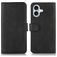 Mobigear Wallet iPhone 17 Étui Portefeuille - Noir