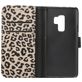 Mobigear Leopard Housse Samsung Galaxy S9 Plus Etui Porte-Monnaie - Marron