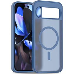 Mobigear Shockproof Coque Google Pixel 10 Pro XL MagSafe Coque arrière Rigide - Bleu