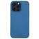 Mobigear Rubber Touch Coque iPhone 14 Pro Max Coque arrière en Silicone - Bleu