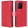 Mobigear Croco POCO X5 Pro Étui Portefeuille - Rouge