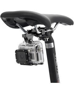 Puluz GoPro Saddle Support Vélo Cadre de vélo Pince - Universal - Noir